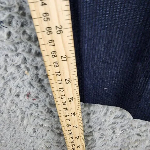 Stafford 3 Piece Suit Mens 42R 36x29 Blue Wool Blazer Jacket Vest Pants *GUC*